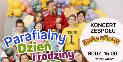 Plakat dzień dziecka w parafii
