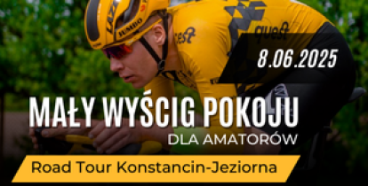 Grafika promująca Mały wyścig pokoju.