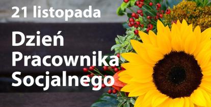 plakat na dzień pracownika socjalnego 