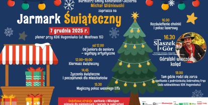 Baner promujący jarmark świąteczny