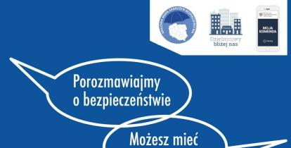 Plakat zapraszający mieszkańców gminy Konstancin-Jeziorna na debatę społeczną na temat bezpieczeństwa, która odbędzie się 25 listopada 2025 r. w Urzędzie Miasta i Gminy.