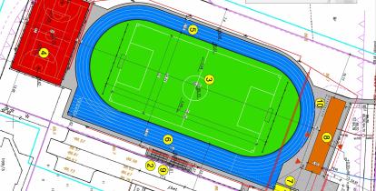 Projekt boiska SP nr 6