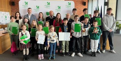 nagrodzeni w konkursie pożarniczym