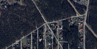Zrzut z google maps Dukt Leśny