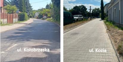 Grafika ul. Kozia i ul. Kołobrzeska
