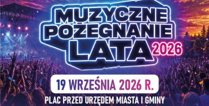 Plakat Muzyczne Pożegnanie Lata
