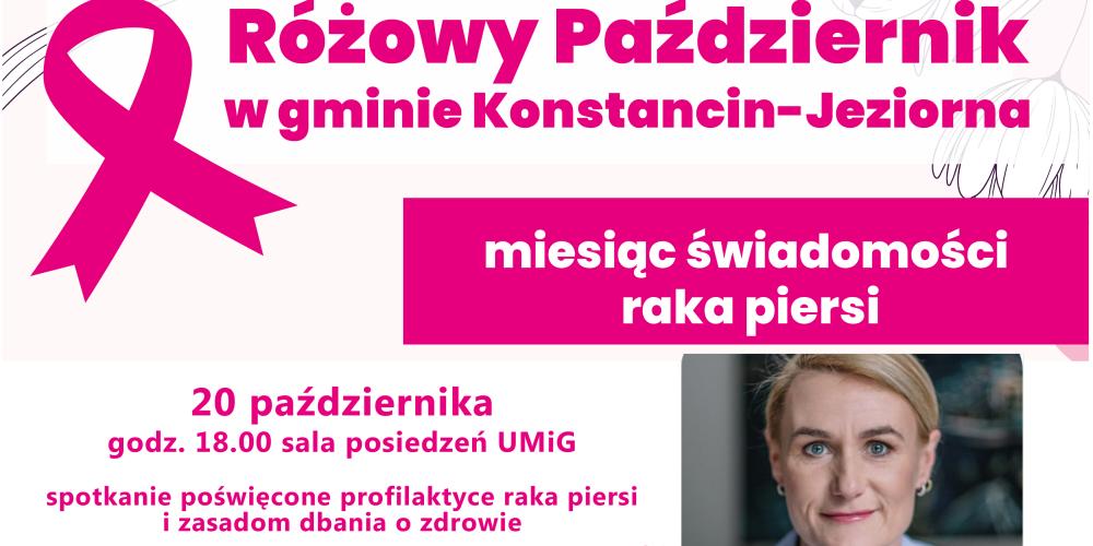 Grafika Różowy Październik