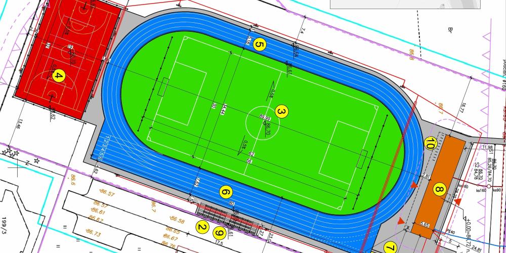 Projekt boiska SP nr 6