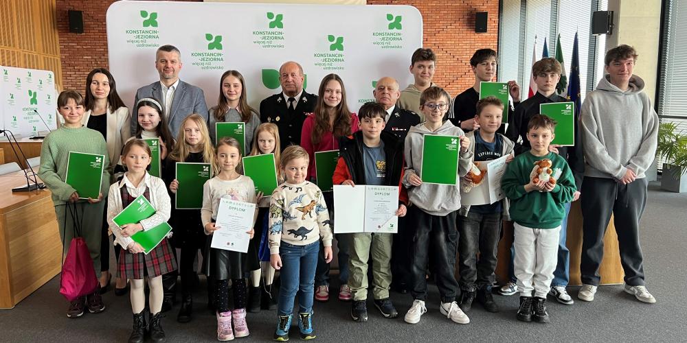 nagrodzeni w konkursie pożarniczym