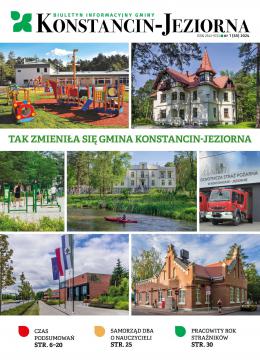 Okładka Biuletynu Informacyjnego Gminy Konstancin-Jeziorna nr 1/2024