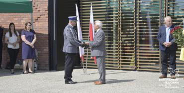 Zdjęcia z uroczystości zorganizowanej z okazji obchodów Święta Policji.