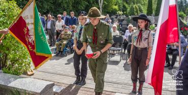 Zdjęcie z obchodów 83. rocznicy wybuchu drugiej wojny światowej