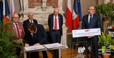 Galeria z obchodów jubileuszu miast partnerskich Konstancin-Jeziorna – Saint-Germain-en-Laye.  