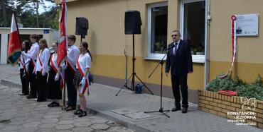 Odsłonięcie tablicy pamiątkowej