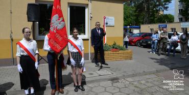 Odsłonięcie tablicy pamiątkowej