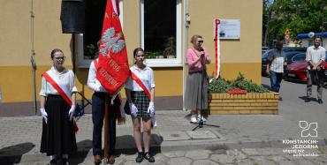 Odsłonięcie tablicy pamiątkowej