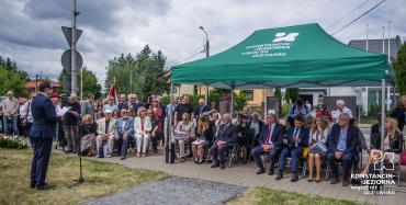 Uroczyste odsłonięcie Macewy Pamięci