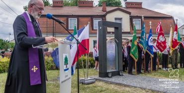 Uroczyste odsłonięcie Macewy Pamięci