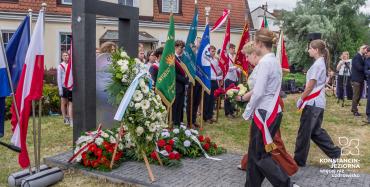 Uroczyste odsłonięcie Macewy Pamięci