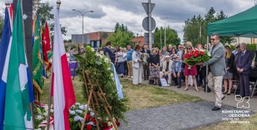 Uroczyste odsłonięcie Macewy Pamięci