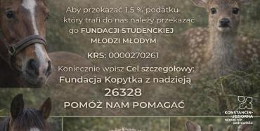 Przekaż 1.5% na fundacje 2026
