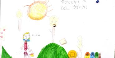 Plakat konkursowy "Widzisz, podnieś, wyrzuć"