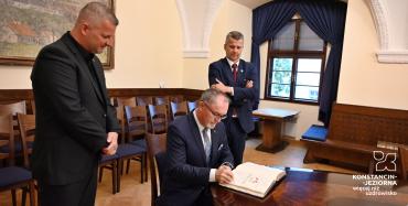 Konstancin-Jeziorna i Hranice świętowały jubileusz partnerstwa