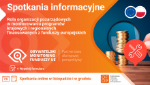 Plakat promujący spotkania informacyjne OFOP