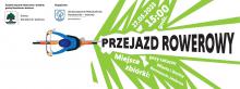 Grafika wektorowa. Plakat promujący przejazd rowerowy. Informacje z plakatu znajdują się w artykule.