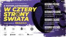 Grafika wektorowa. Plakat promujacy rajd rowerowy.