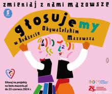 plakat Budżet Obywatelski Mazowsza