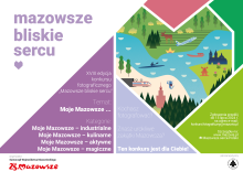 plakat grafika wektorowa po lewej stronie tytuł po prawej grafika