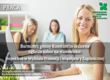 Grafika informująca o naborach w urzędzie