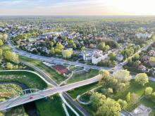 Widok na miasto z lotu ptaka