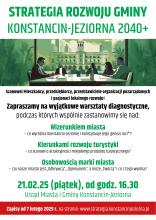 Grafika z zaproszeniem na warszaty
