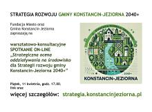 Grafika z zaproszeniem na warsztaty online
