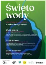 Plakat promujący Święto Wody 2025. Treść z plakatu znajduje się w artykule.