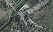 Widok z lotu ptaka na centrum Konstancina-Jeziorny