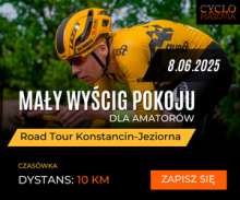 Grafika promująca Mały wyścig pokoju.