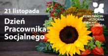 plakat na dzień pracownika socjalnego 