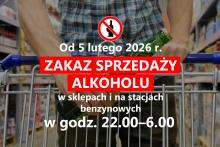 Grafika zakaz sprzedaży alkoholu