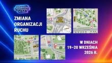 Grafika o zmianie organizacji ruchu