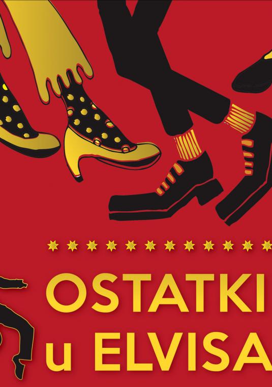 Plakat promujący potańcówkę „Ostatki u Elvisa”.