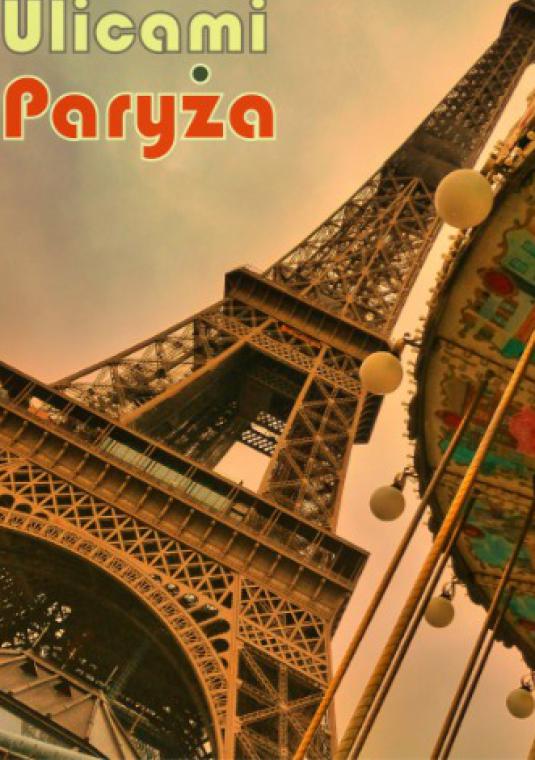 Plakat promujący koncert pt. „Ulicami Paryża”.
