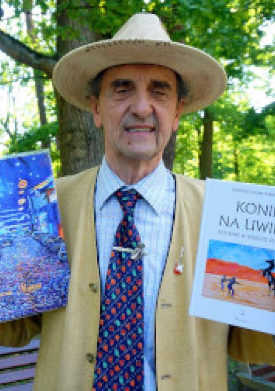 Mężczyzna w średnim wieku w kapeluszu