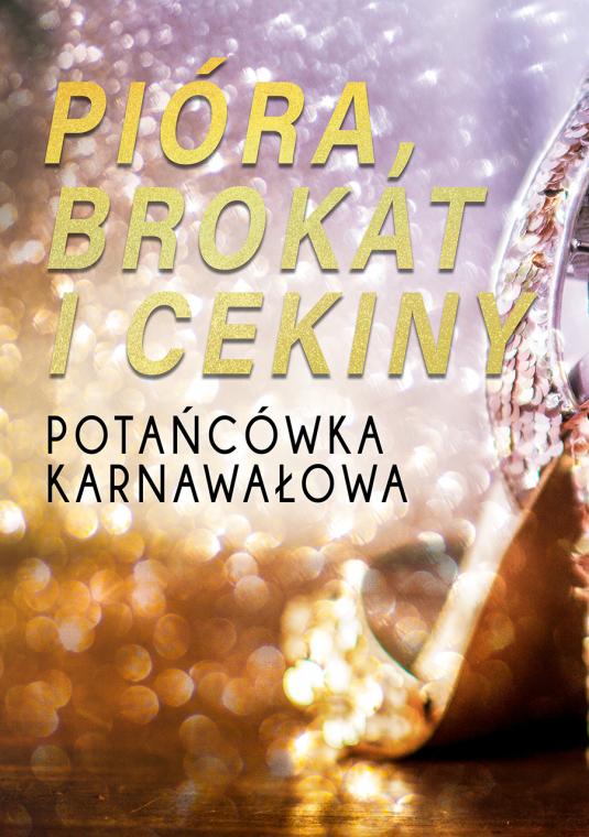 grafika wektorowa na kolorowym tle cekinowy but z zaproszeniem