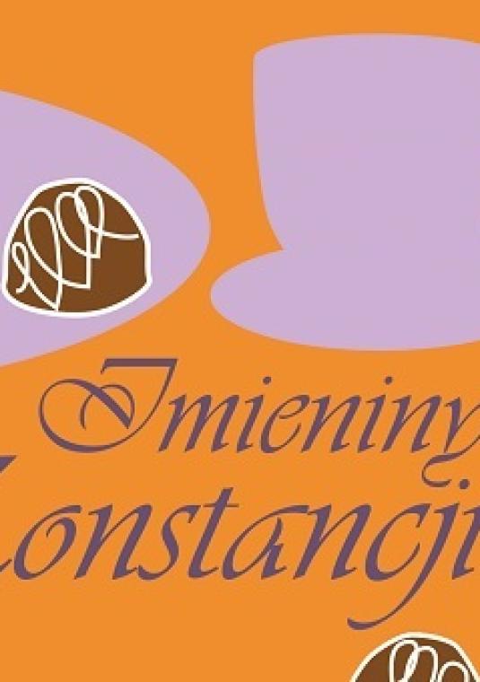 grafika wektorowa na pomarańczowym tekst zaproszenia