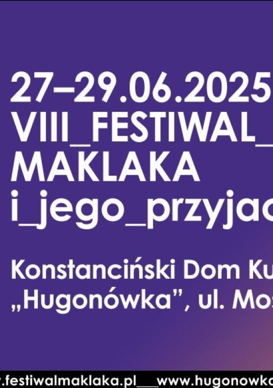 plakat festiwalu maklaka