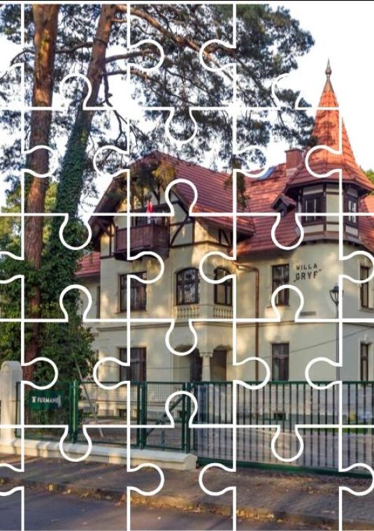 zdjęcie willi w postaci puzzli