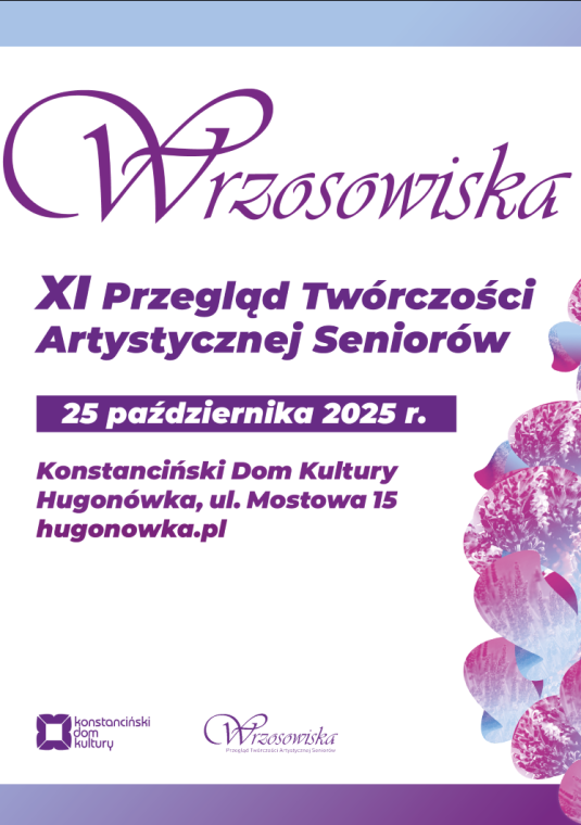 plakat wrzosowiska 11 przegląd twórczości artystycznej seniorów